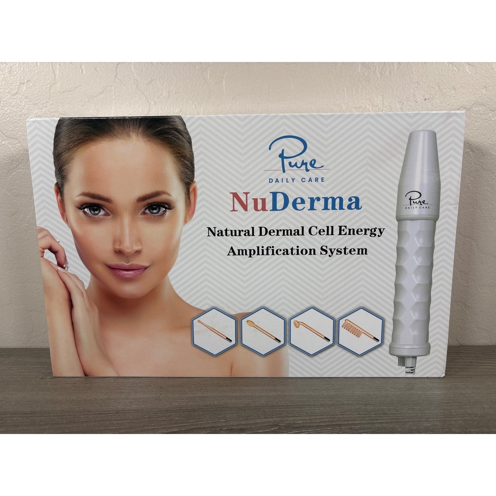 Pure Daily Care NuDerma High Frequency Skin Therapy Wand Neon Anti-Aging System